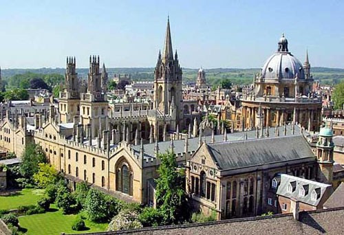 ĐH Oxford danh giá của Anh.