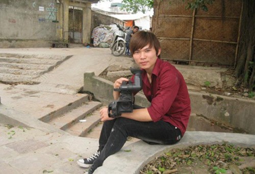 Phúc "đánh giày" đang làm cộng tác viên tại Đài truyền hình Việt Nam.