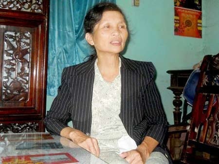 Cô giáo T. một trong hàng chục nạn nhân bị nữ Việt kiều Mỹ lừa lấy tiền.