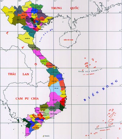 Vị trí chính xác của quần đảo Hoàng Sa, Trường Sa thuộc chủ quyền Việt Nam.