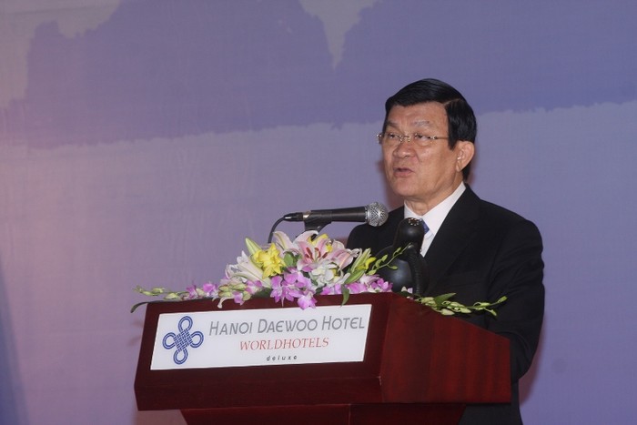Chủ tịch nước Trương Tấn Sang phát biểu tại Hội nghị Hội đồng Bộ trưởng Giáo dục các nước Đông Nam Á lần thứ 47.