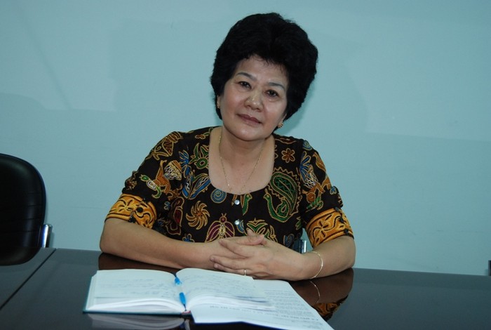 Bà Ninh Thị Hồng - Ủy viên Thường vụ Hội Bảo vệ quyền trẻ em Việt Nam. (Ảnh: Quyên Quyên)