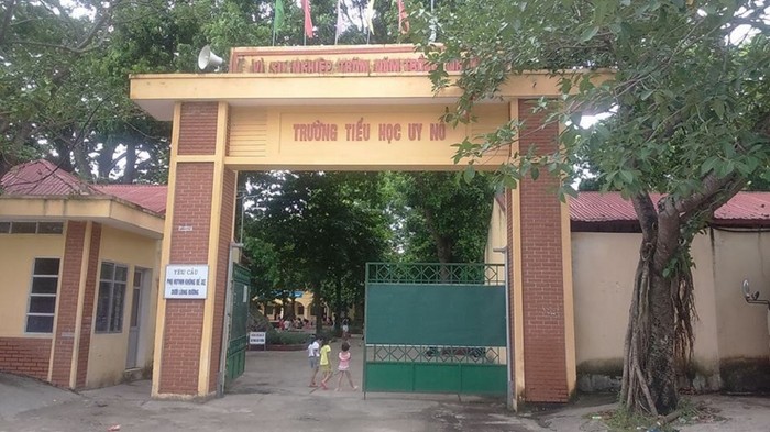 Trường Tiểu học Uy Nỗ (Đông Anh, Hà Nội). Ảnh: Trần Phương.