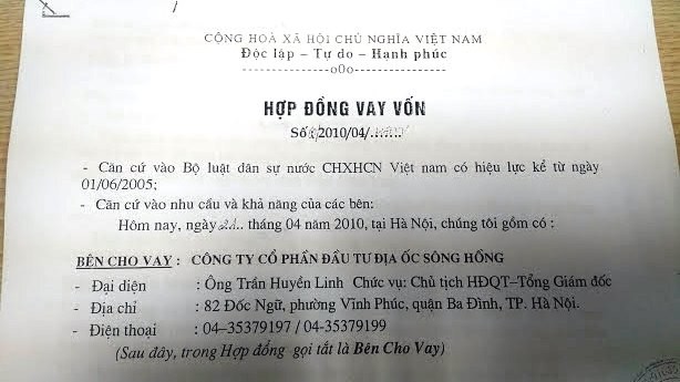 Dù không có chức năng cho vay nhưng ông Trần Huyền Linh vẫn đem tiền của nhà nước đi cho cá nhân vay (Ảnh: LC)