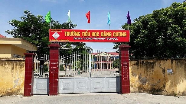 Trường Tiểu học Đặng Cương, huyện An Dương, Hải Phòng (Ảnh: LC)