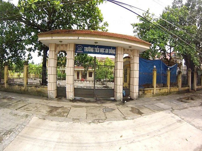 Trường tiểu học An Đồng, nơi xảy ra vụ việc (ảnh: Map.coccoc)