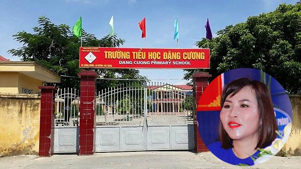 Nguyên Hiệu trưởng trường Tiểu học Đặng Cương đã bị cơ quan cảnh sát điều tra công an Thành phố Hải Phòng bắt tạm giam để phục vụ điều tra (Ảnh: LC)