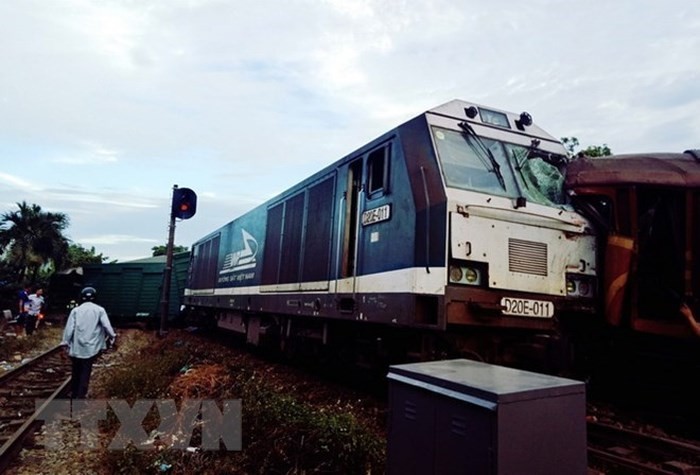 Ngành đường sắt đang thiết lập kỷ lục buồn về tai nạn nhưng không ai từ chức để chịu trách nhiệm (Ảnh: TTXVN)