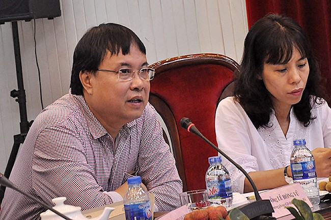 Ông Lê Hồng Vũ, Trưởng phòng Giáo dục và Đào tạo quận Tây Hồ, ảnh: Báo Nhân Dân.