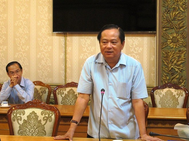 Bị can Nguyễn Hữu Tín trước khi nghỉ hưu. (Ảnh: Pháp luật thành phố Hồ Chí Minh)
