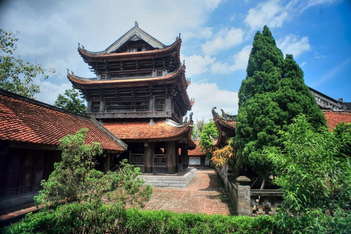 Chùa Keo, ngôi chùa điển hình cho chùa của người Việt. (Ảnh: KT)
