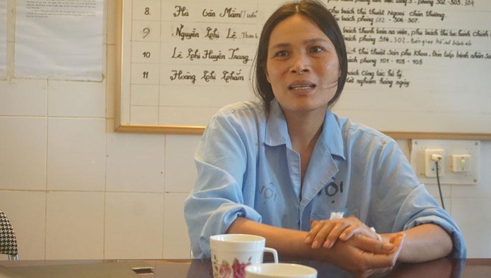 Cô giáo Trần Thị Thanh kể lại giây phút hung thủ gây án (Ảnh: Minh Hải/thanhnien)