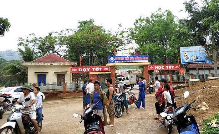 Trường Tiểu học Đồng Lương (Lang Chánh, Thanh Hóa) nơi xảy ra vụ việc đặc biệt nghiêm trọng. (Ảnh: PLO)
