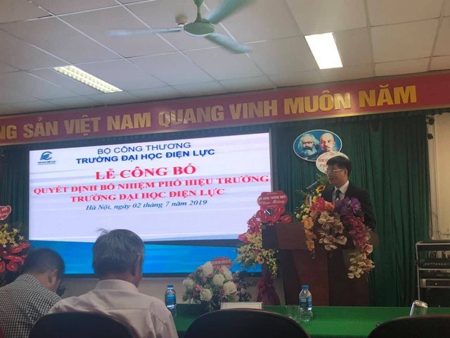 Quyết định bổ nhiệm tân phó hiệu trưởng với ông Nguyễn Lê Cường gây ra dư luận trái chiều trong nội bộ cán bộ, giảng viên Đại học Điện lực. (Ảnh: EPU)
