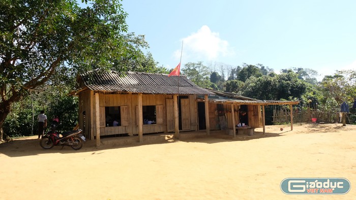 Điểm trường thôn Hùn 2 của thầy giáo người Vân Kiều - Hồ Văn Hải.
