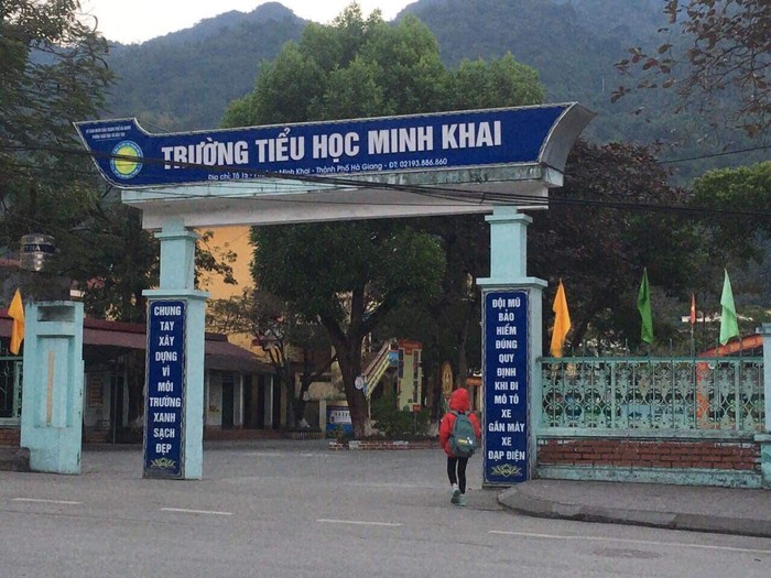 Các cơ quan chức năng thành phố Hà Giang sẽ tiến hành xử lý các sai phạm ở trường Tiểu học Minh Khai đúng trình tự, quy định. Ảnh: LC