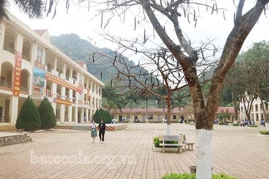 Trường Trung học phổ thông Chu Văn Thịnh nơi xảy ra vụ việc đau lòng của nữ sinh lớp 11