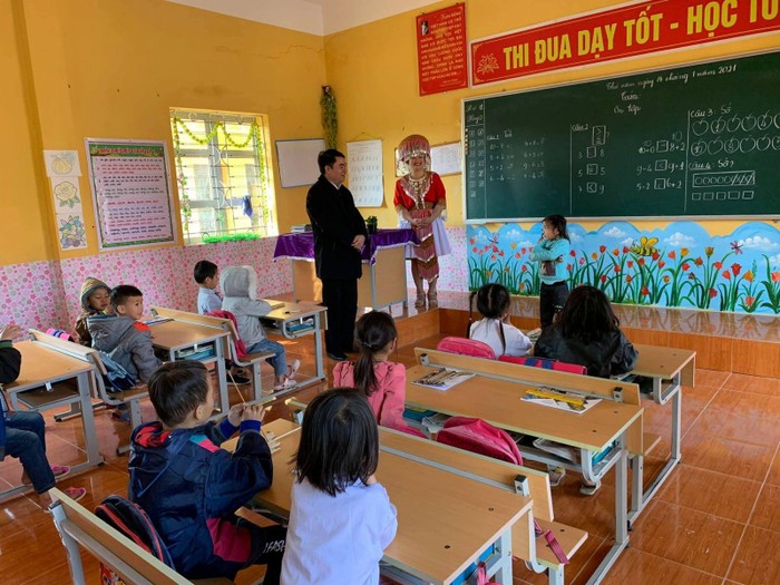 Lớp học tại huyện Mường Lát - một trong những huyện thiếu rất nhiều giáo viên ở tỉnh Thanh Hóa. Ảnh: Phòng Giáo dục và Đào tạo huyện Mường Lát