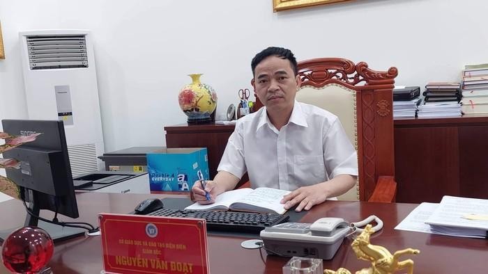 Ông Nguyễn Văn Đoạt - Giám đốc Sở Giáo dục và Đào tạo Điện Biên. Ảnh: LC