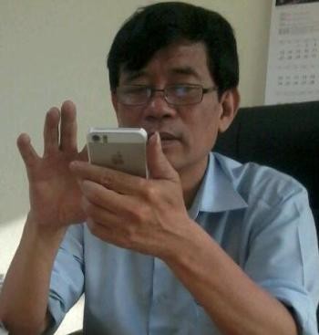Ông Trần Thắng – Trưởng phòng Tái định cư của Công ty quản lý và phát triển nhà Hà Nội.