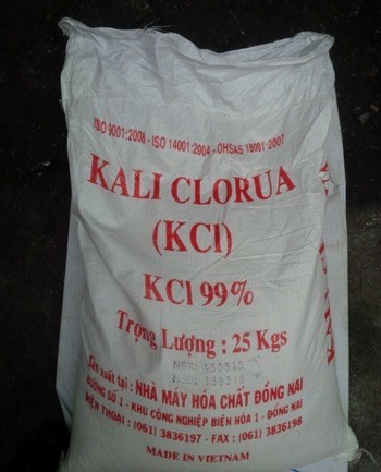 Sản phẩm Kali Clorua của Nhà máy Hóa chất Đồng Nai đã hết hạn giấy phép do Bộ Y tế cấp.