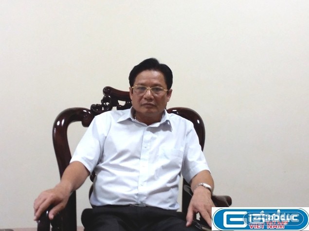 Ông Bùi Đức Hải, Phó chủ tịch UBND tỉnh Sơn La làm việc với phóng viên Báo điện tử Giáo dục Việt Nam. Ảnh: Duy Phong