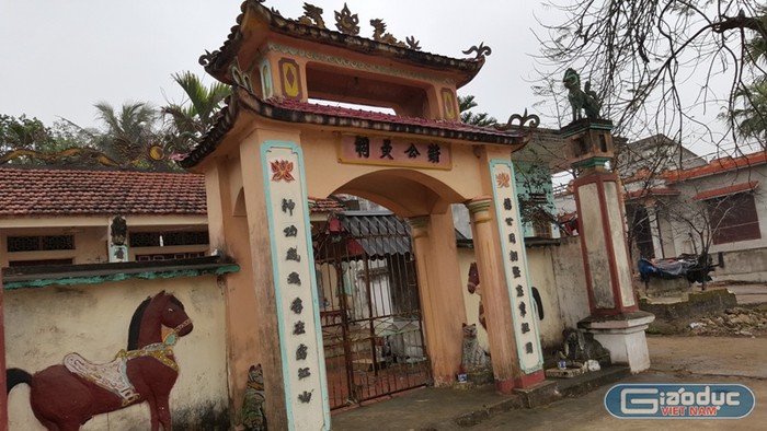 Lần gần đây nhất, Bộ Văn hóa có văn bản khẳng định: Đền thờ Hoàng giáp Lê Nhân Tế tại xã Quảng Hải không phải là địa danh lịch sử gắn với thân thế và sự nghiệp Hoàng giáp Lê Nhân Tế. Ảnh Duy Phong