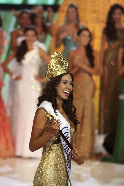Cô đăng quang Hoa hậu Colombia - cuộc thi được tổ chức ở Cartagena - vào ngày 15/11/2010.