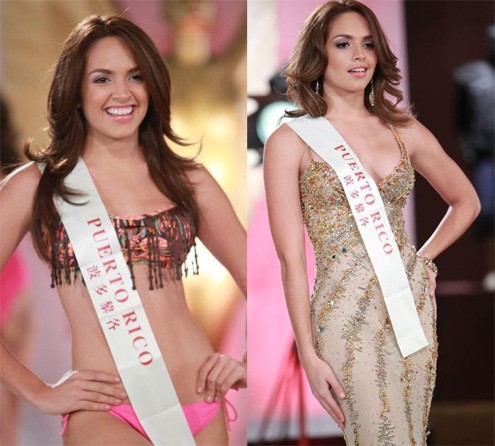 Hoa hậu Puerto Rico - Á hậu 2 Miss World 2011. Ảnh: GB.