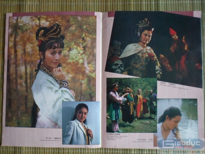 Cao Thúy Lan (Ngụy Tuệ Lệ), Bạch Cốt tinh (Dương Xuân Hà), và thôn nữ (Dương Tuấn đóng) >> Xem album 1