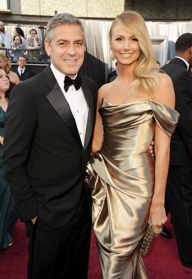 George Clooney và bạn gái Stacy Keibler