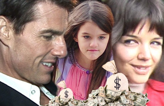 Katie chỉ đề nghị tiền trợ cấp nuôi con từ Tom Cruise.