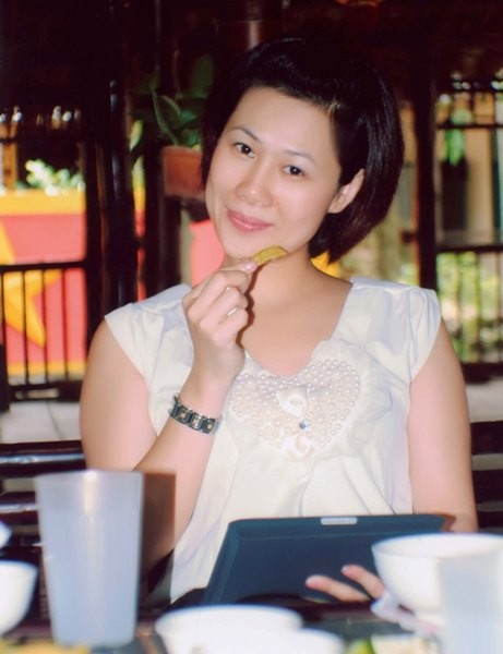 Bà Trang Dung, phụ huynh cầu thủ nhí Ngô Đức Phong.