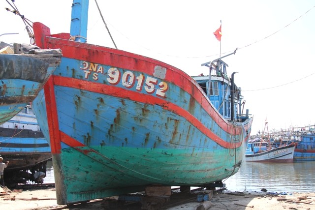 Con tàu ĐNa 90152TS sẽ được trưng bày tại &quot;Nhà trưng bày Hoàng Sa&quot; để người dân Việt và thế giới biết được hành động của tàu Trung Quốc quá dã man và ác độc. Ảnh H.Q
