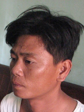Chủ quán nước mía Nguyễn Thành Trường - một trong 3 người đang bị tạm giữ vì liên quan đến việc đánh chết anh Phan Thành Luân.