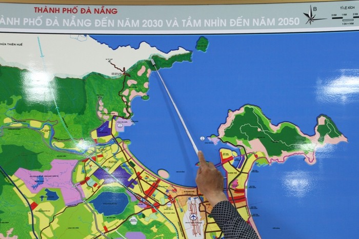 Khu vực mà BQL Khu kinh tế Chân Mây - Lăng Cô (Thừa Thiên - Huế) cấp giấy phép đầu tư dự án khu du lịch nghỉ dưỡng quốc tế World Shine cho Công ty CP Thế Diệu. Ảnh Thùy Linh