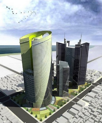 Mô hình dự án Khu phức hợp thương mại dịch vụ cao cấp cao tầng tại khu vực Sân vận động Chi Lăng