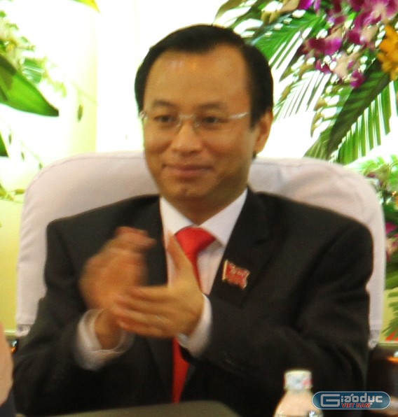 Ông Nguyễn Xuân Anh được bầu làm Bí thư Thành ủy Đà Nẵng nhiệm kỳ 2015-2020. Ảnh Thùy Linh