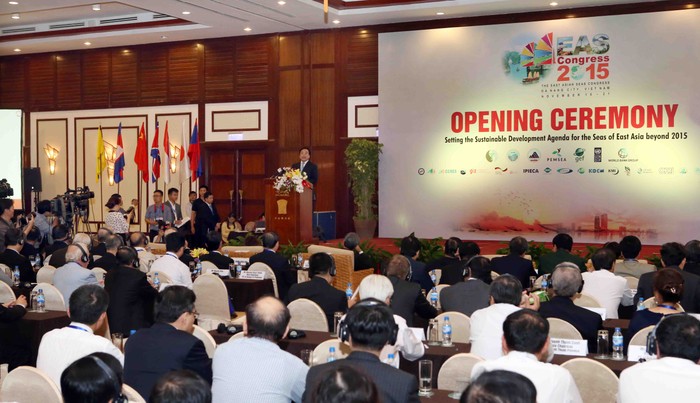 Đại hội biển Đông Á lần thứ 5 (PEMSEA 5) diễn ra từ ngày 16-20/11 tại Đà Nẵng. Ảnh Thùy Linh