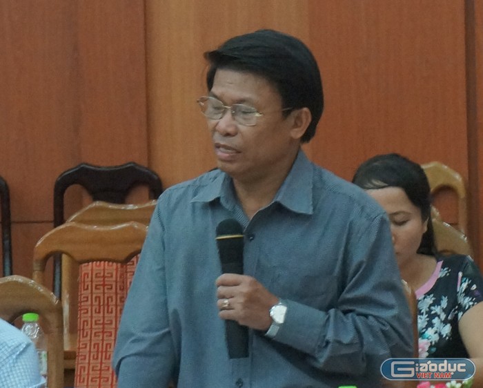 Tại cuộc họp báo vào ngày 13/7, ông Ngô Bốn, Cục trưởng Cục thuế tỉnh Quảng Nam cho biết số nợ của hai công ty vàng Bồng Miêu và Phước Sơn là hơn 430 tỷ đồng. Ảnh: H.T