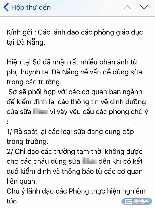 Các đối tượng giả mạo thư điện tử của Giám đốc Sở GD&amp;ĐT TP Đà Nẵng để gửi nội dung không đúng sự thật