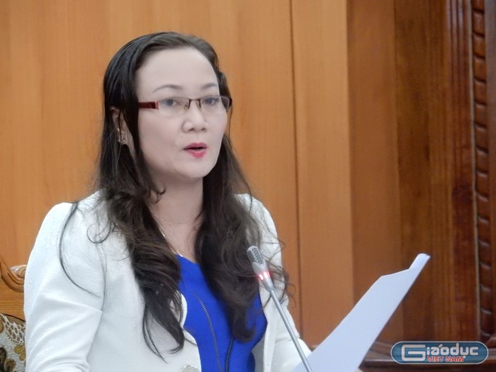 Bà Lê Thị Tuyết Hạnh – Phó Giám đốc Sở Tài nguyên và Môi trường Quảng Nam. Ảnh: Hoàng Tuấn