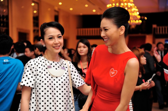 Ngô Thanh Vân hỏi han khá thân tình "bà bầu" Linh Nga.