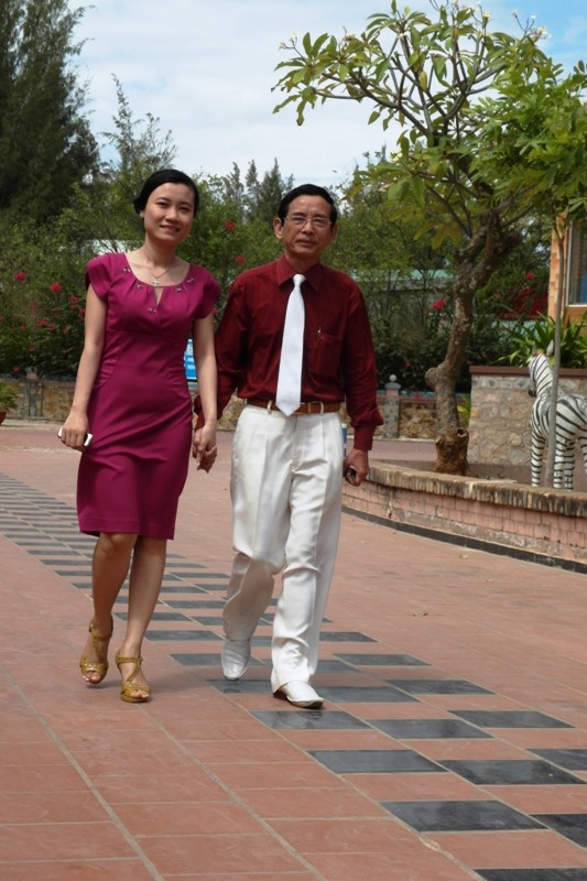 Ở độ tuổi "xưa nay hiếm", ông Lê Ân cho biết cô Mai Thị Mai sẽ là cuộc hôn nhân cuối cùng của mình.