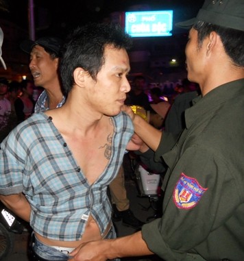 Đối tượng Phạm Văn Vượng đã bị lực lượng cảnh sát bắt giữ