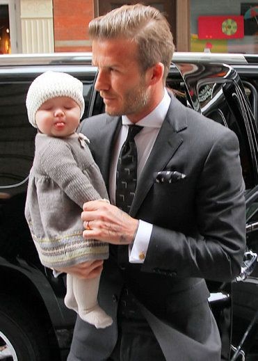 David Beckham và công chúa nhỏ Harper