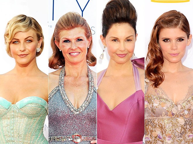 2. Kiểu tóc updos độc đáo Các sao nữ chọn kiểu tóc này như: Julianne Hough, Connie Britton, Ashley Judd và Kate Mara