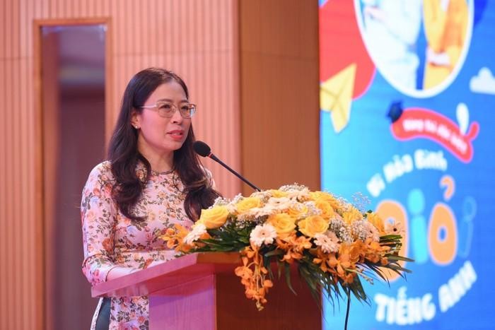 Bà Bùi Thị Kim Tuyến - Giám đốc Sở Giáo dục và Đào tạo Hòa Bình khẳng định kết quả này chính là sự nỗ lực lớn của toàn tỉnh và ngành giáo dục Hòa Bình (Ảnh: Báo Giáo dục và thời đại)