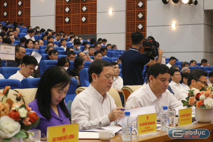 Hội nghị tự chủ đại học năm 2022 được Bộ Giáo dục và Đào tạo tổ chức tại Hà Nội vào ngày 4/8. Ảnh: Doãn Nhàn