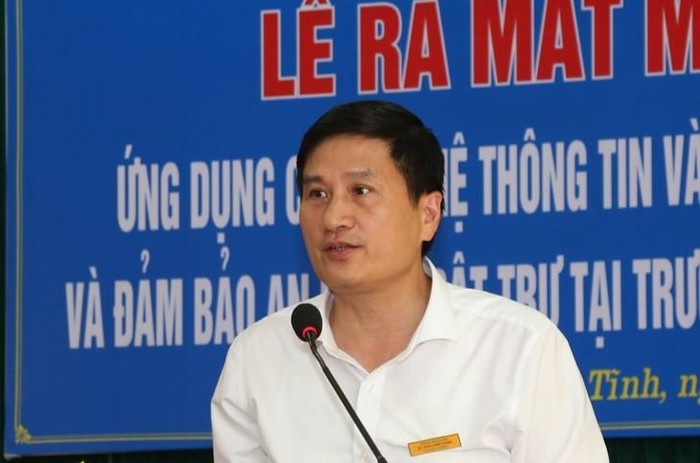 Thầy Trần Xuân Thắng - Phó Hiệu trưởng Trường Cao đẳng Y tế Hà Tĩnh. Ảnh: Báo Hà Tĩnh